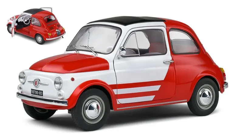 FIAT 500 ABARTH "ROBE DI KAPPA" 1965 WHITE/RED 1