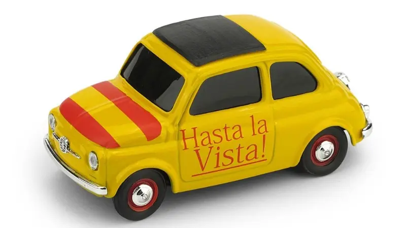 FIAT 500 BRUMS SPAGNA "HASTA LA VISTA" "VIVA LA VIDA" 1