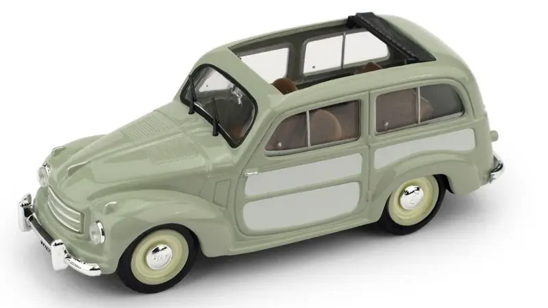FIAT 500 C BELVEDERE APERTA 1951 VERDE CHIARO 1