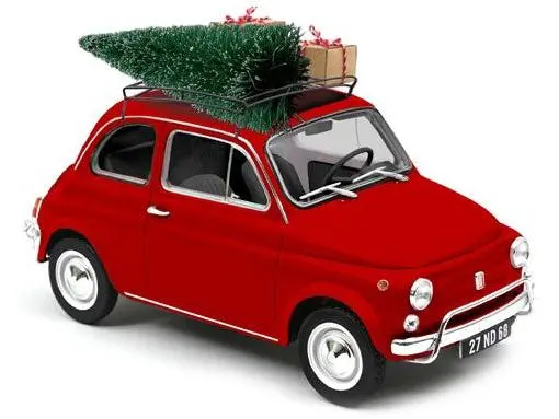 Fiat 500 L Red Christmas 1968 1