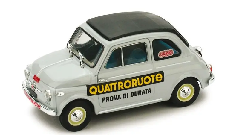 FIAT 500 PROVA DURATA QUATTRORUOTE 1958 1