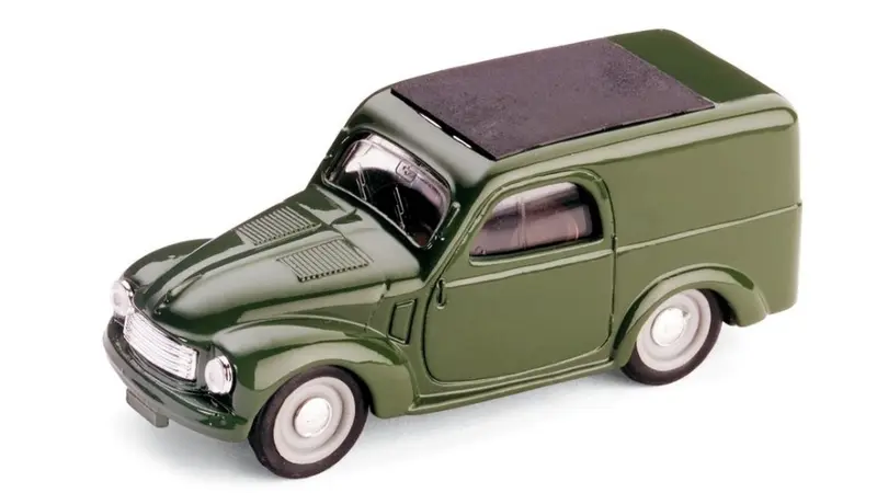 FIAT 500C FURGONCINO 1949 VERDE OLIVA 1