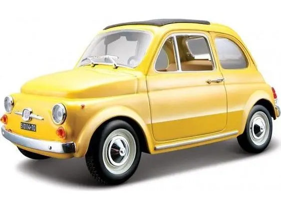 Fiat 500F 1965 Yellow 1
