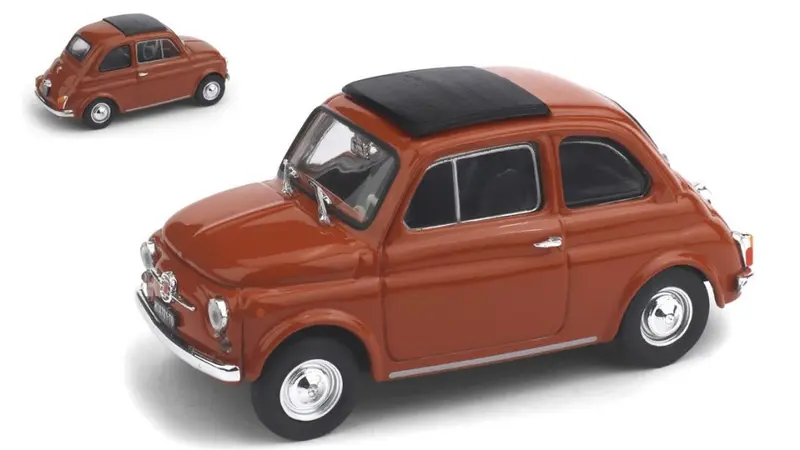 FIAT 500F CHIUSA 1965-1972 ROSSO CORALLO CHIARO 1