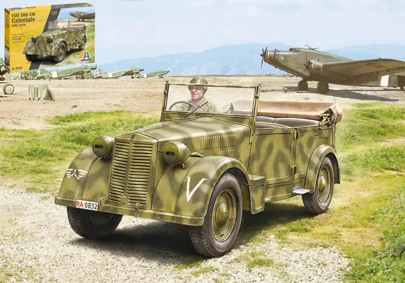 FIAT 508 CM COLONIALE WITH CREW KIT 1