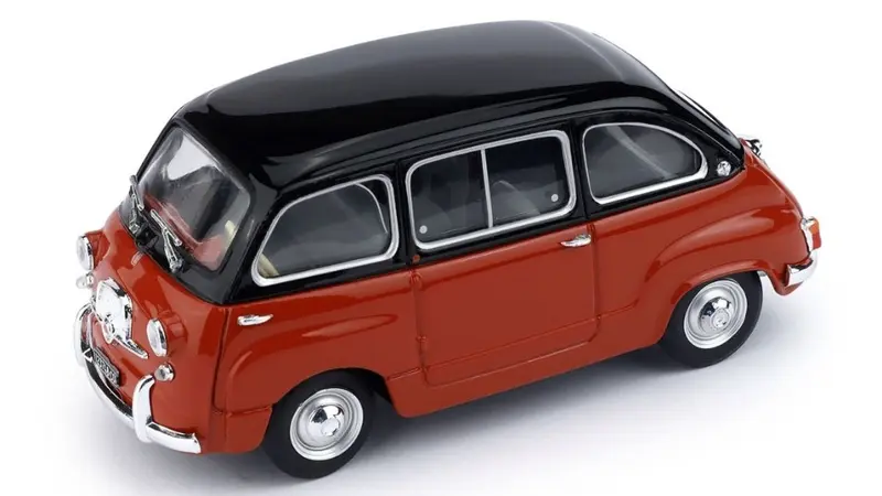 FIAT 600 MULTIPLA D 1960 NERO/ROSSO CORALLO 1