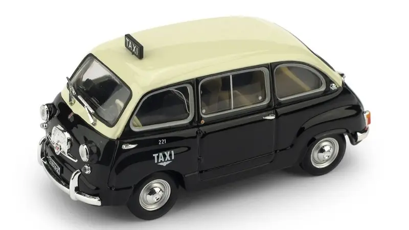 FIAT 600 MULTIPLA TAXI DI GENOVA 1