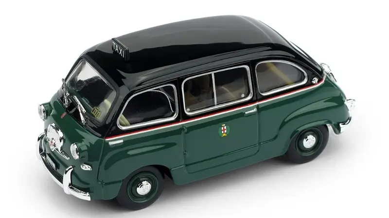 FIAT 600 MULTIPLA TAXI MILANO 1956 1