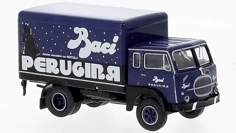 FIAT 642 BOX WAGON CIOCCOLATO PERUGINA 1962 1