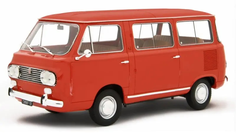 FIAT 850 FAMILIARE 1965 RED 1
