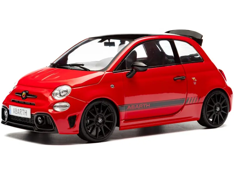 Fiat F595 Abarth Red Solido Works 2023 1