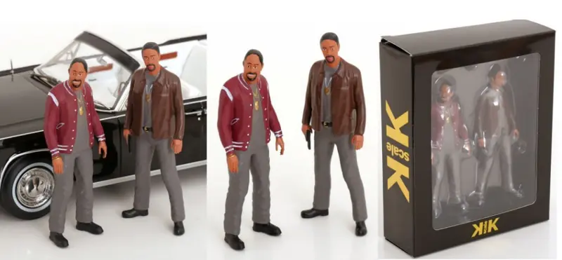 FIGURINE SET WITH MIKE AND MARCUS BAD BOYS MOVIE (CAR NOT INCLUDED) 1