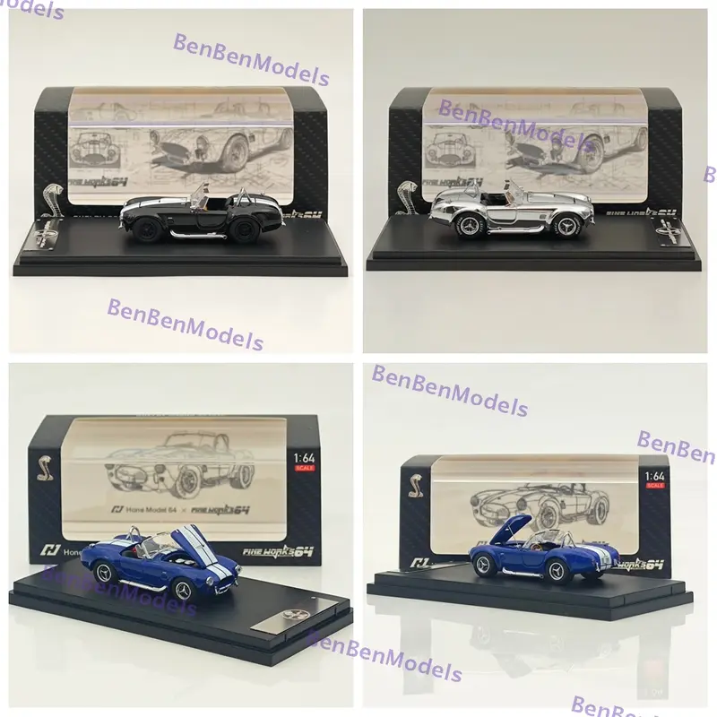 Fine Works 1/64 SHELBY COBRA 427S/C Diecast Models Car Limited Collection