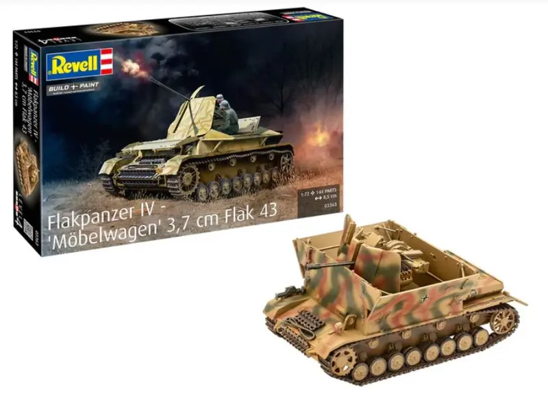 FLAKPANZER IV "MOBELWAGEN" 3,7 cm FLAK 43 KIT 1