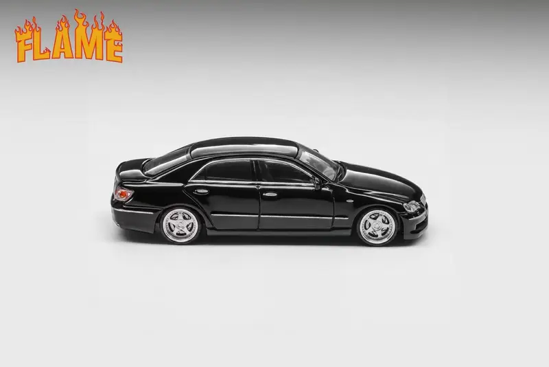 Flame 1/64 Toyota MarkX Classic FR JDM Sedan Gloss Diecast Toys Car Limited 999