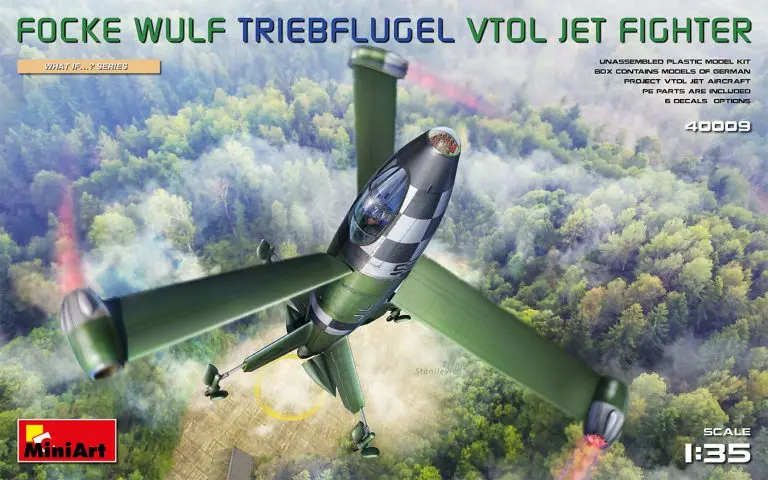 FOCKE WULF TRIEBFLUGEL (VTOL) JET FIGHTER KIT 1