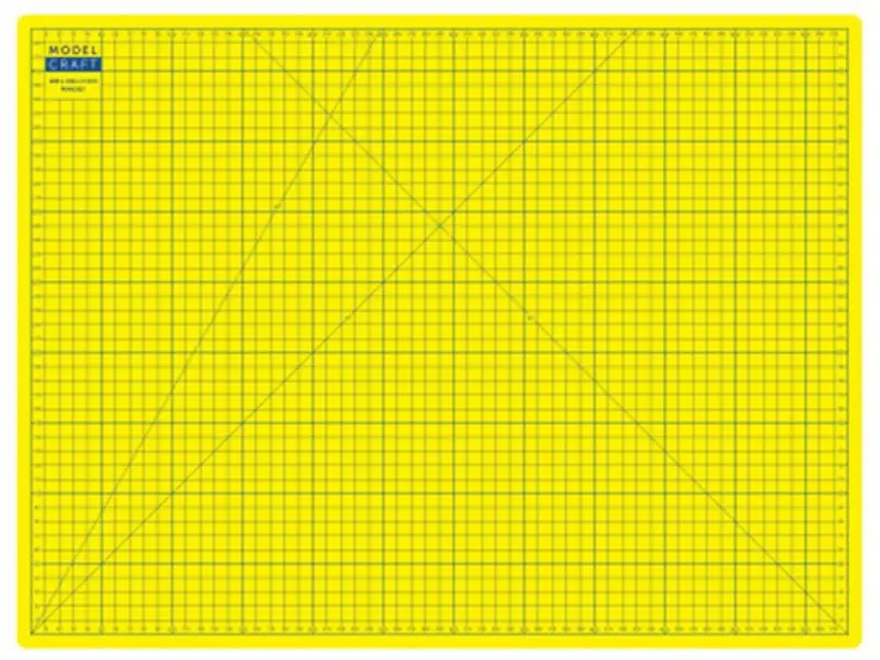 FOGLIO DI LAVORO GIALLO 600x450 2 SPESSORI A2 - Model Craft - S-PKN5322