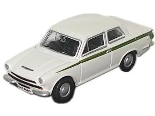 Ford Cortina MK1 Ermine White/Green 1