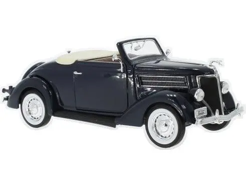 Ford Deluxe Cabriolet 1936 Dark Blue 1