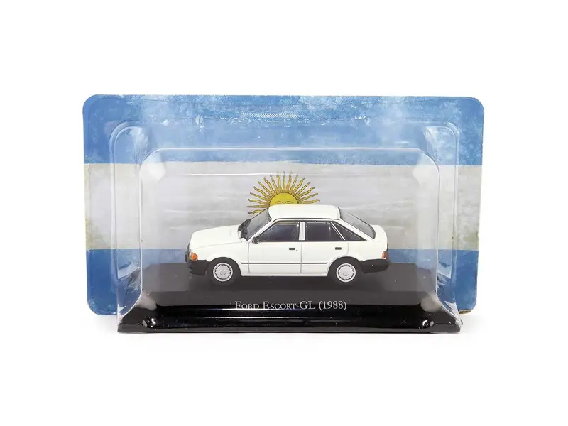 Ford Escort GL 1988 white- 1