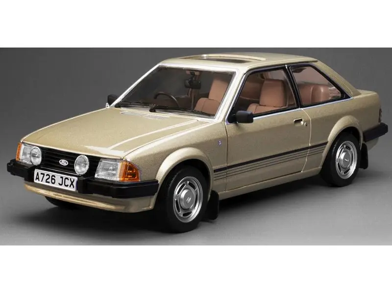 Ford Escort Mk3 Ghia 1981 Gold RHD UK Exclusive - Limited Edition 360pcs 1
