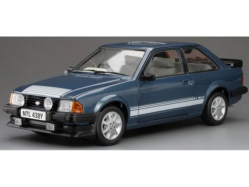 Ford Escort RS1600i 1984 Caspian Blue RHD UK Exclusive - Limited Edition 360pcs 1