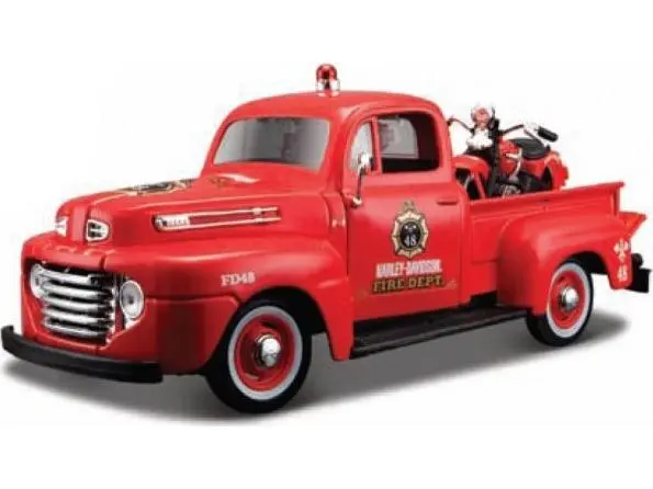 Ford F-1 Pick Up 1948 + Harley-Davidson El Knucklehead 1
