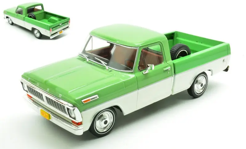 FORD F-100 1970 GREEN/WHITE 1