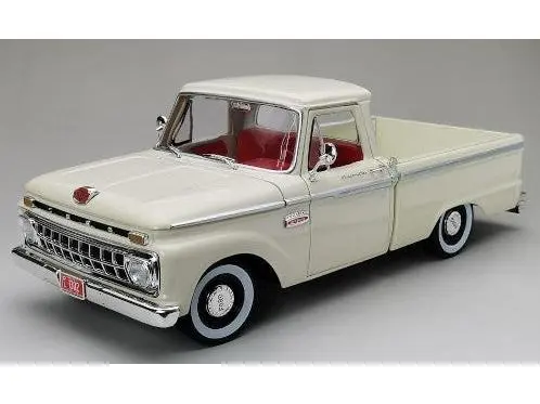 Ford F-100 Pickup White 1965 1