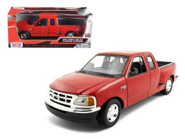 Ford F-150 Flareside Supercab 2001 red 1