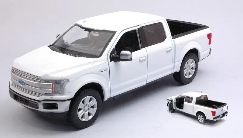 FORD F-150 LARIAT CREW CAB 2019 WHITE 1