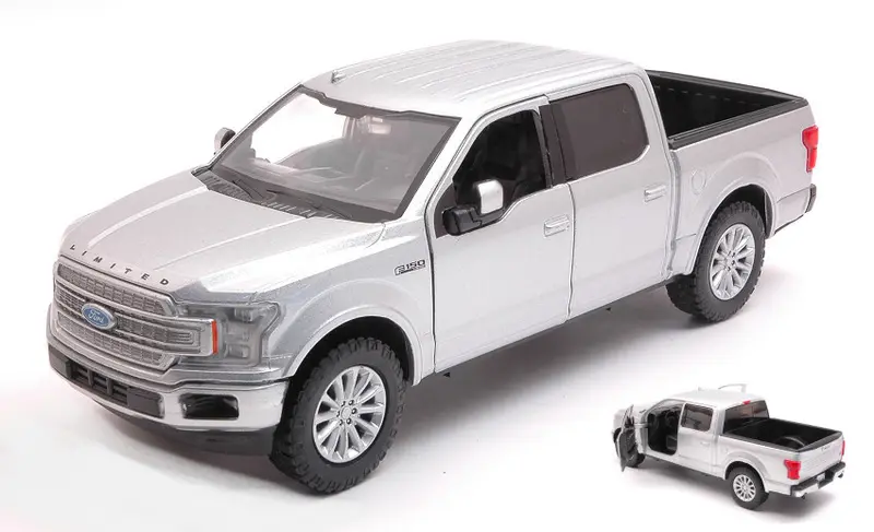 FORD F-150 LIMITED CREW CAB 2019 SILVER 1