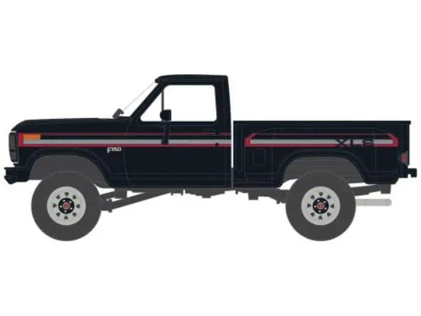 Ford F-150 XLS Flareside 4x4 Black 1983 1
