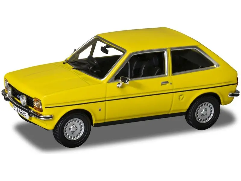 Ford Fiesta MkI 1.3 Ghia Signal Yellow 1