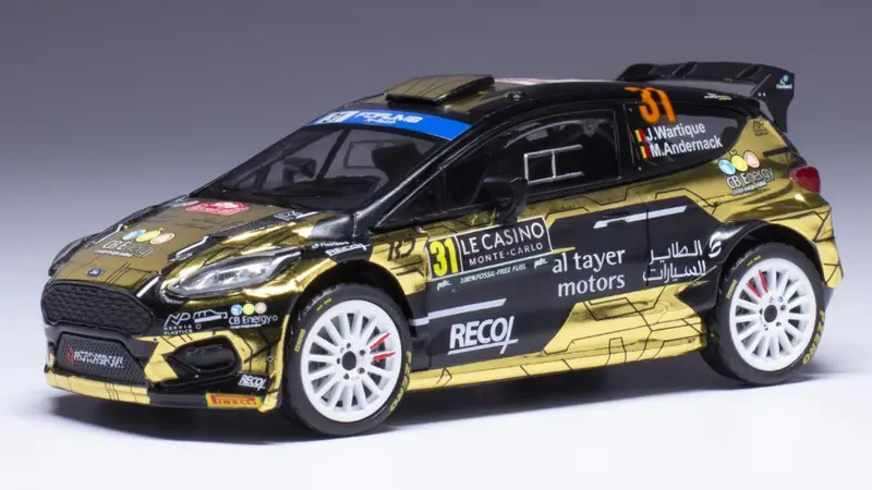 FORD FIESTA RALLY2 N.31 RALLY MONTE CARLO 2024 WARTIQUE-ANDRNAK 1