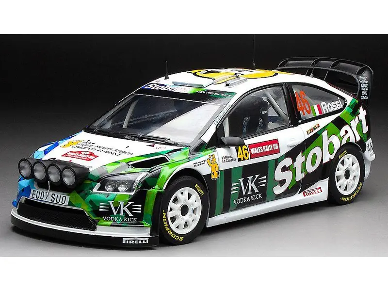 Ford Focus RS WRC07 #46 V.Rossi/C.Cassina 2008 Wales Rally GB (Limited 1999pcs) 1