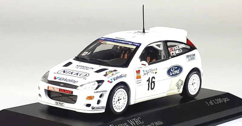 FORD FOCUS WRC SOLBERG MILLS 2000 - 1/43 - Minichamps