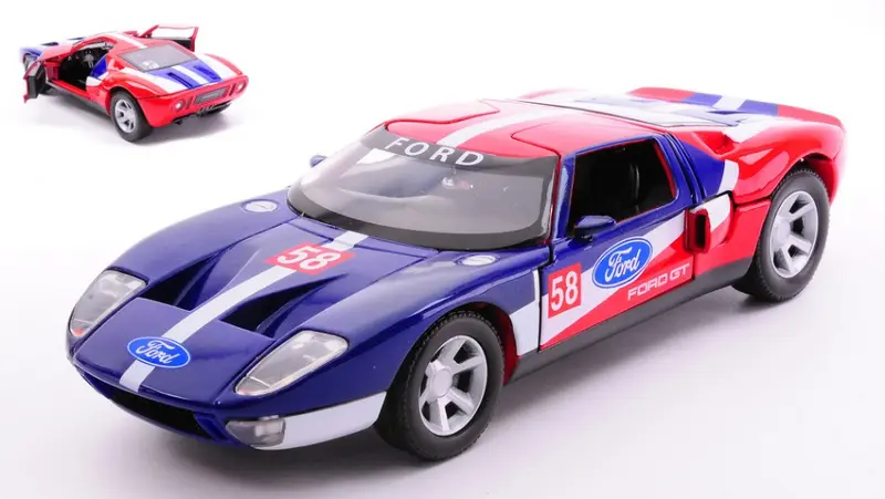 FORD GT CONCEPT N.58 BLUE/RED/WHITE 1