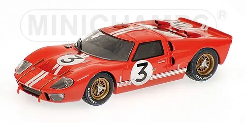 FORD GT40 MKII GOURNEY GRANT 24H LE MANS 1966 - 1/43 - Minichamps