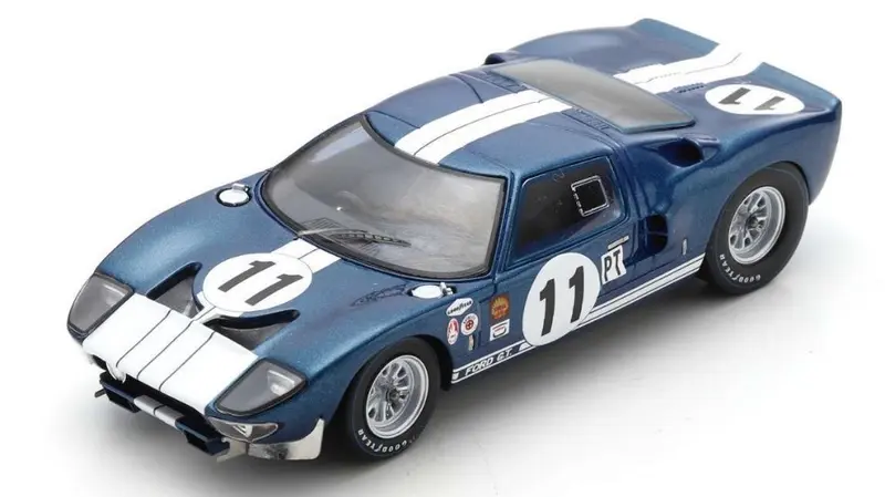 FORD GT40 N.11 2nd 12 H SEBRING 1965 K.MILES-B.MCLAREN 1