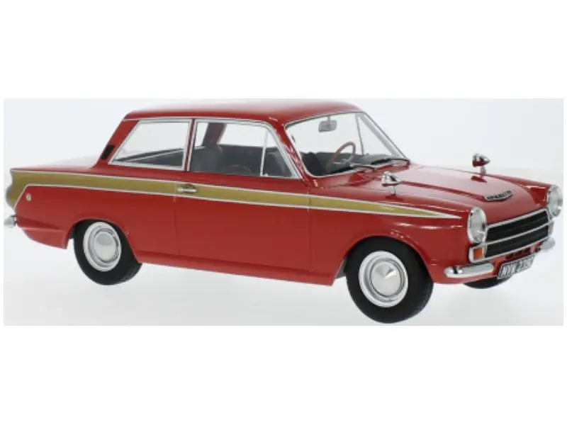 Ford Lotus Cortina Mk1 1966 Red and Gold 1