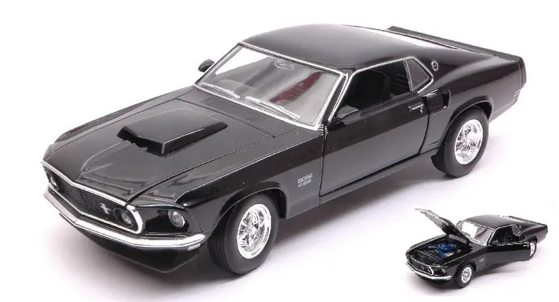 FORD MUSTANG BOSS 429 1969 BLACK 1