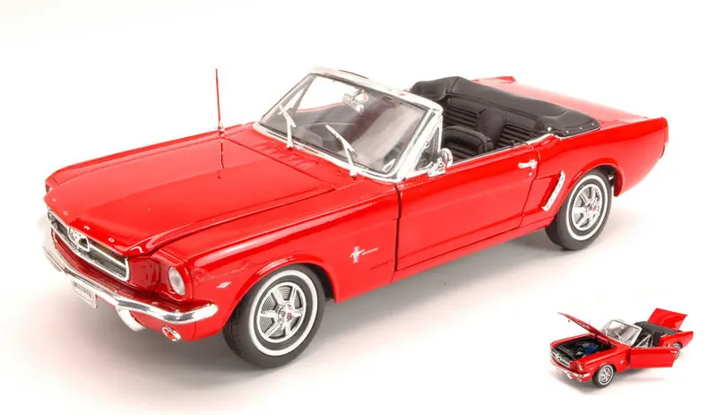 FORD MUSTANG CABRIO 1964 RED 1