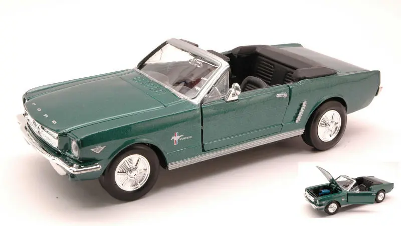 FORD MUSTANG CONVERTIBLE 1964 METALLIC GREEN 1