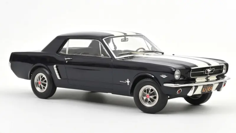 FORD MUSTANG COUPE' 1966 BLUE METALLIC 1
