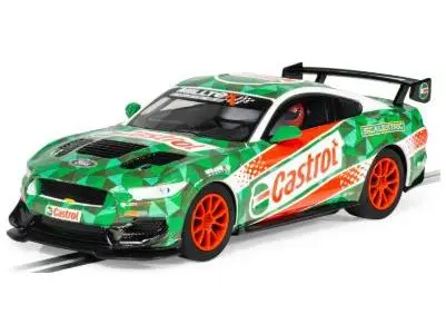 Ford Mustang GT4 Castrol Drift Car in Clear Box 1