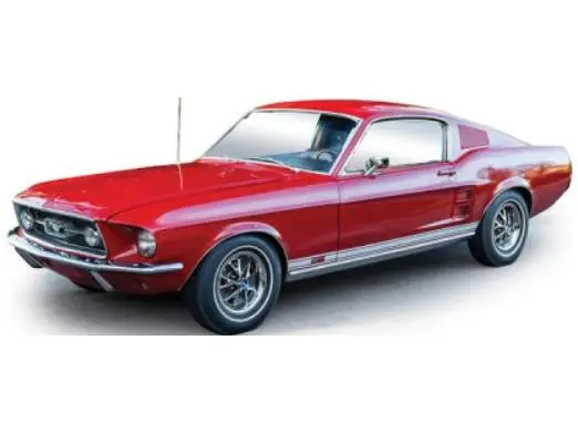 Ford Mustang GTA Fastback Red 1967 1