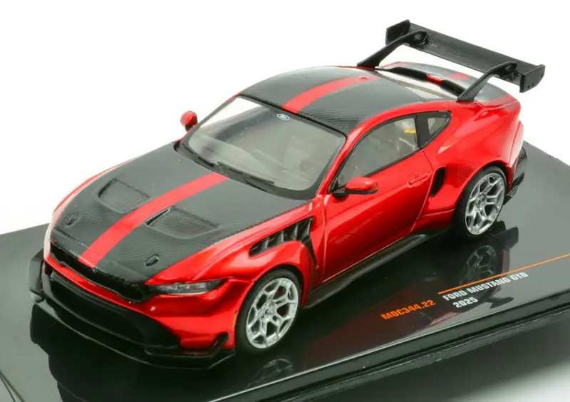 FORD MUSTANG GTD 2025 DARK RED 1
