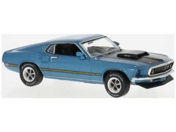 Ford Mustang Mach 1 Blue 1969 1