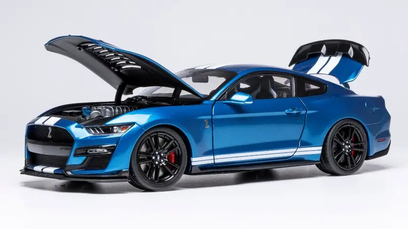 FORD MUSTANG SHELBY GT 500 2022 BLUE/WHITE 1